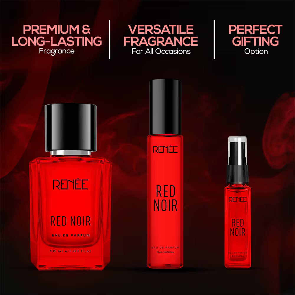 Renee Cosmetics Red Noir Eau De Parfum, Luxury Perfume for Women, Premium, Long-Lasting Elegance