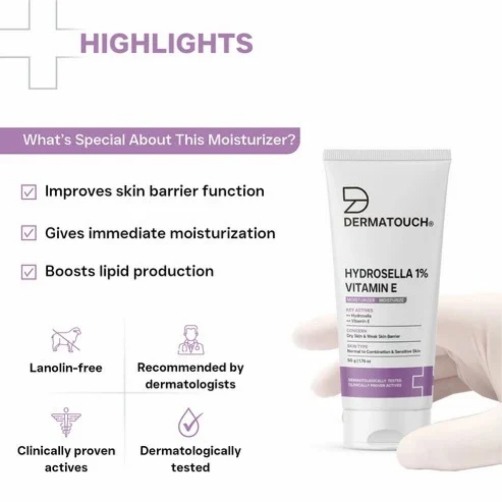 Dermatouch Hydrosella 1% & Vitamin E Moisturizer