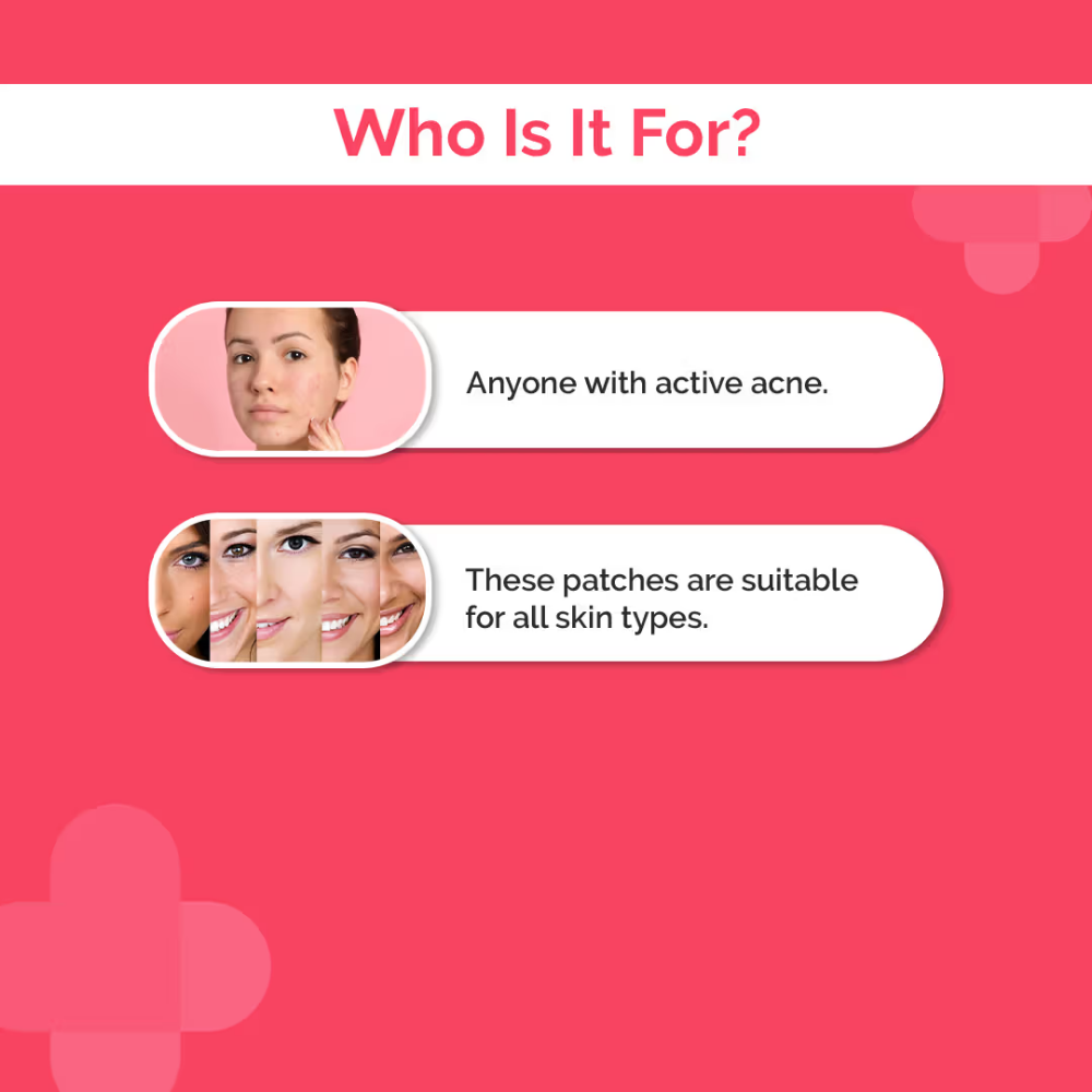 The Derma Co Micro-tip Acne Patches With Salicylic Acid and Hydrocolloid For Clean & Clear Skin - 24 Patches
