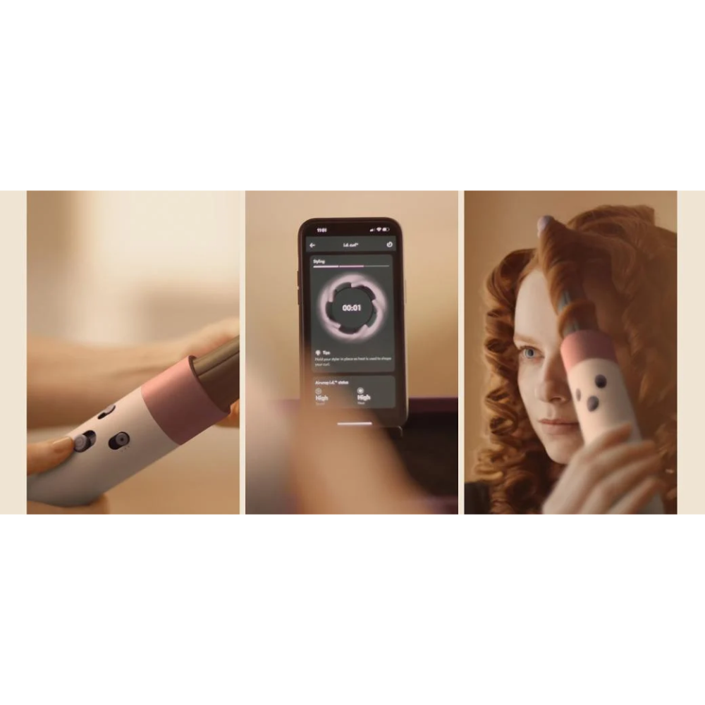 Dyson Airwrap i.d Multi-Styler & Dryer A faster, easier way to achieve long lasting curls with no heat damage (Ceramic khaki)