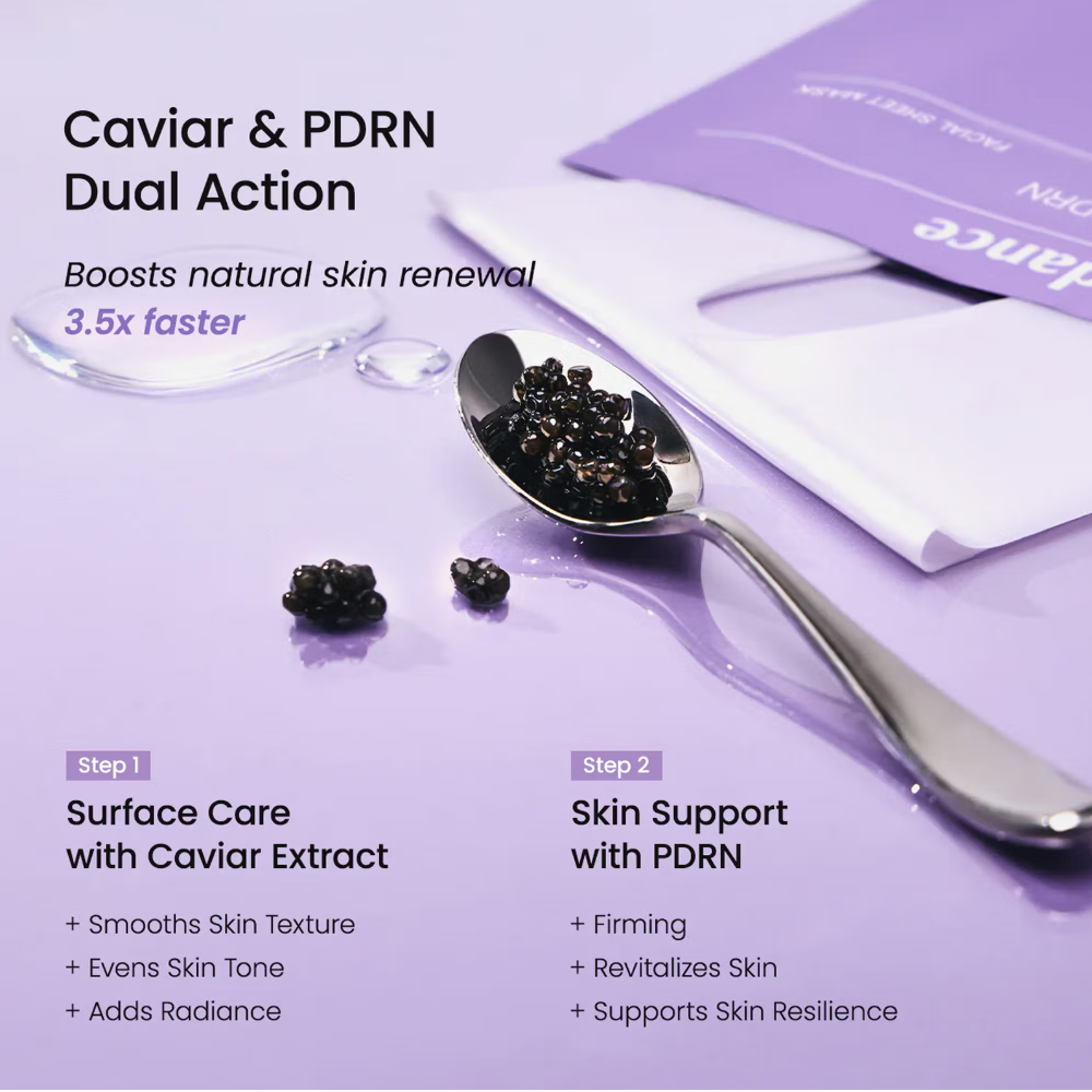 Biodance Rejuvenating Caviar PDRN Real Deep Mask-Pack Of 4