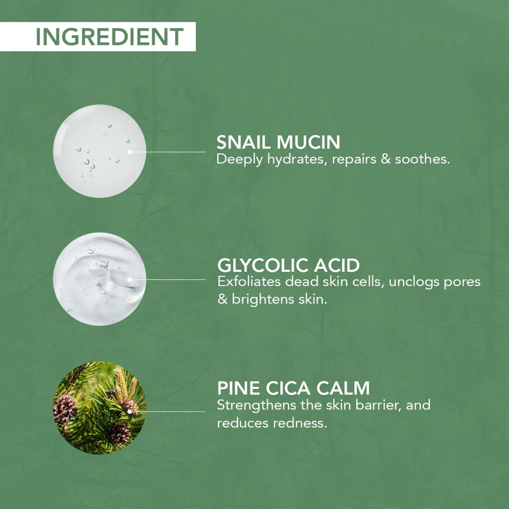 O3+ x Mi Joo Glass Glow Facial Kit (Pine Cica & Snail Mucin)