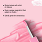 Princess By RENEE Sugar Sparkles Color Changing Lip Gloss, PH-Activated, Lightweight & Non-Drying
