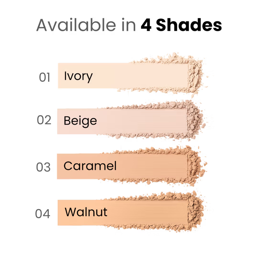 Flicka Tomato Compact Powder With Spf Matte Finish Lightweight & Shine Control