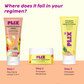 Plix Peaches & Lemon 3-in-1 Detan Face Wash, Scrub & Mask