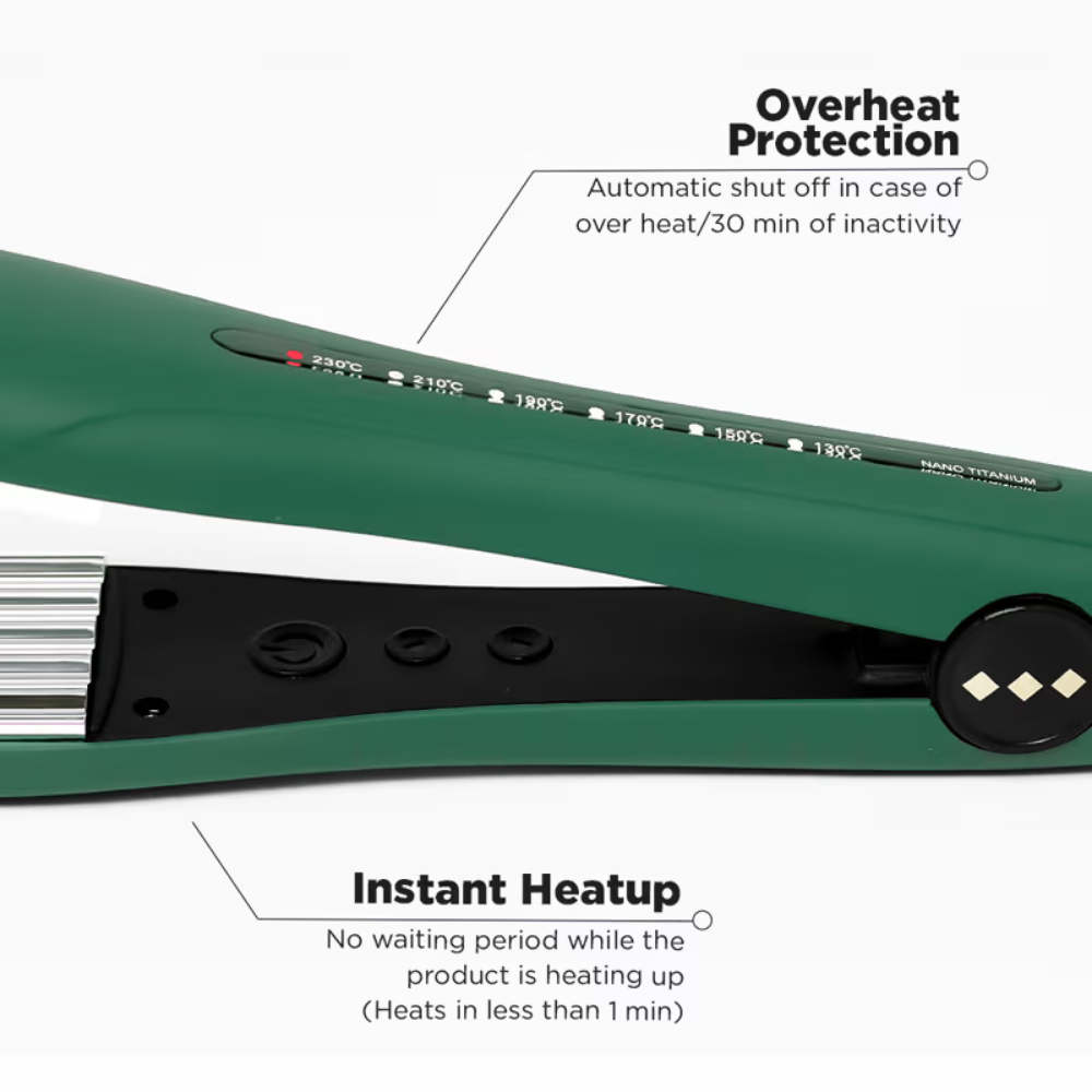 Ikonic Professional Pro Titanium Crimp - Emerald