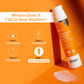 The Derma Co Radiance Combo - 10% Vitamin C Serum & 1% Hyaluronic Sunscreen Gel SPF 50 PA++++