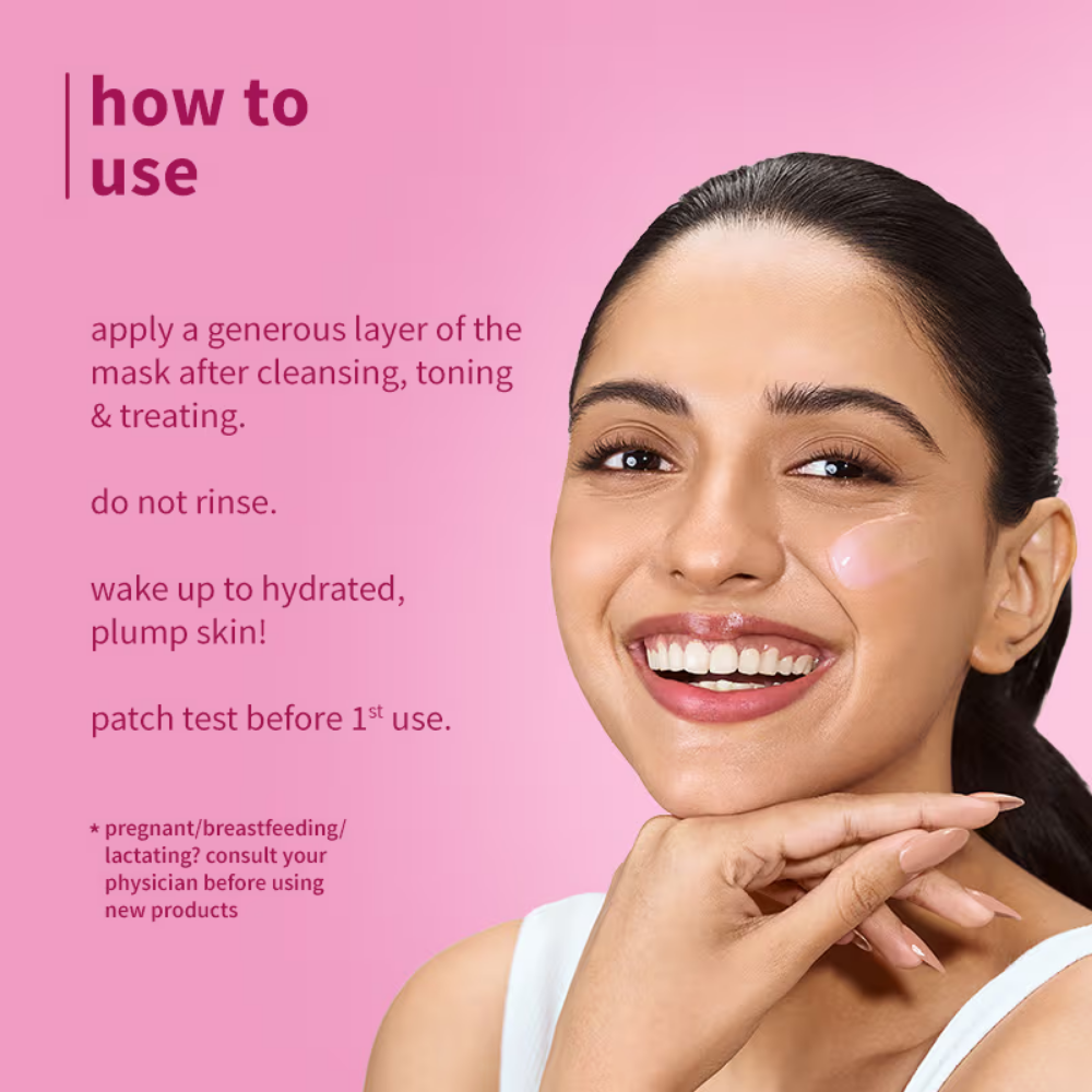 Plum Bulgarian Rose & Hyaluronic Acid Frosted Sleeping Mask