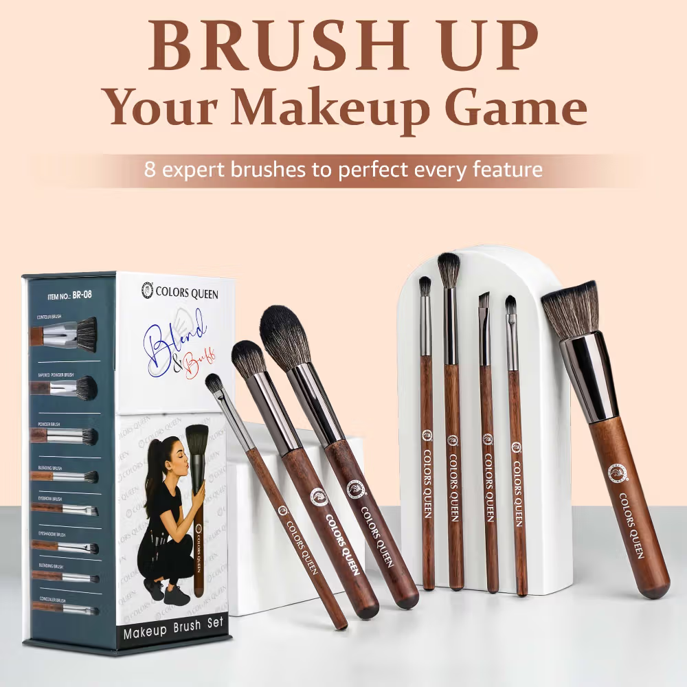 Colors Queen Blend & Buff Makeup Brush Set