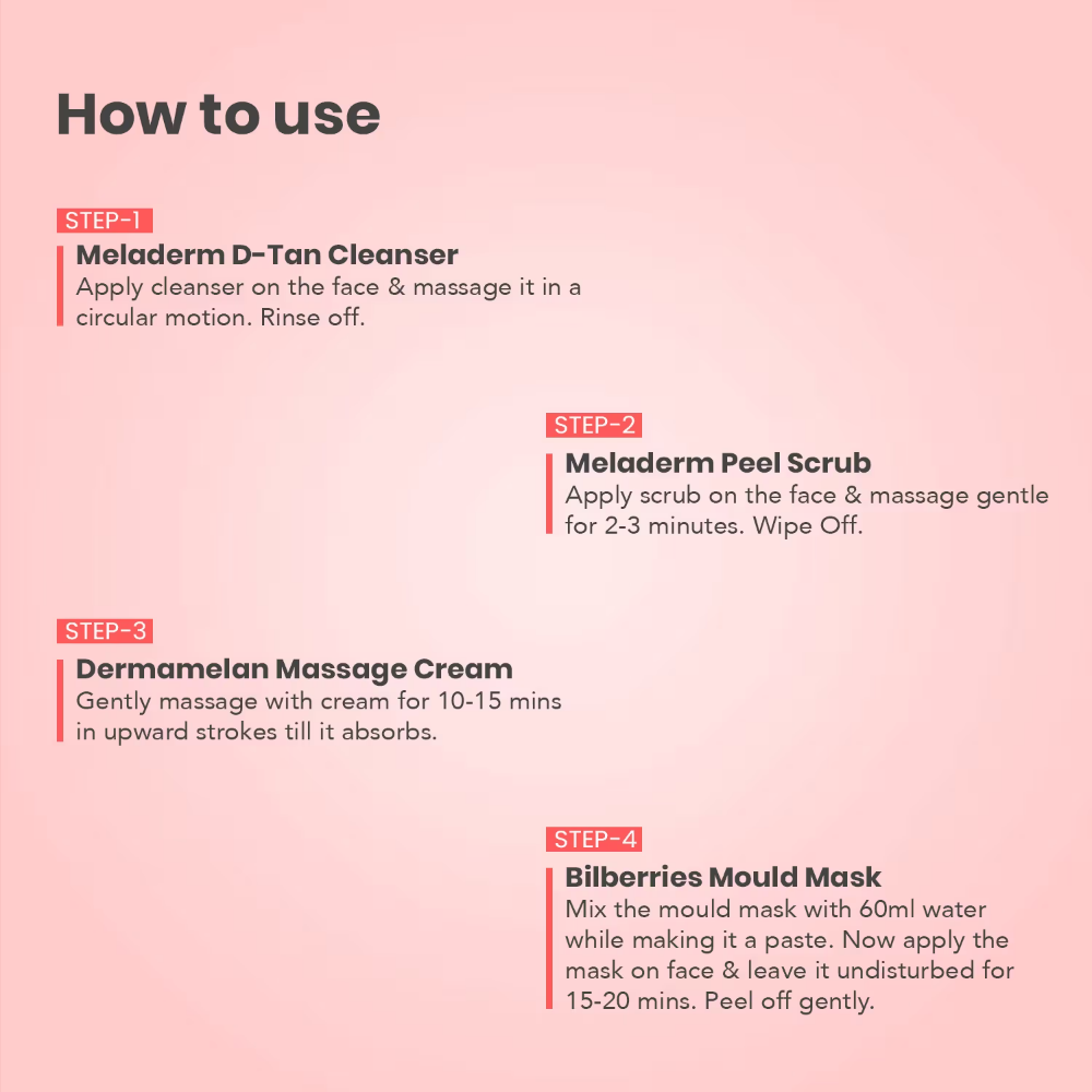 O3+ D-TAN Facial Kit with Peel Off Mask for Tan Removal & Pigmentation | Suitable for All Skin Types