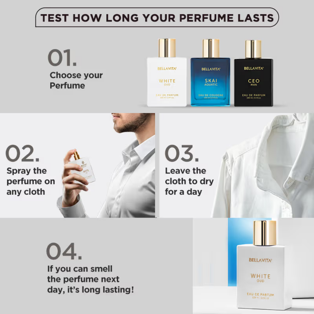 Bella Vita White Oud Eau De Perfume for Men & Women