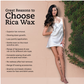 Rica White Chocolate Liposoluble Wax For Dry Skin With Glyceryl Rosinate & Natural Beeswax