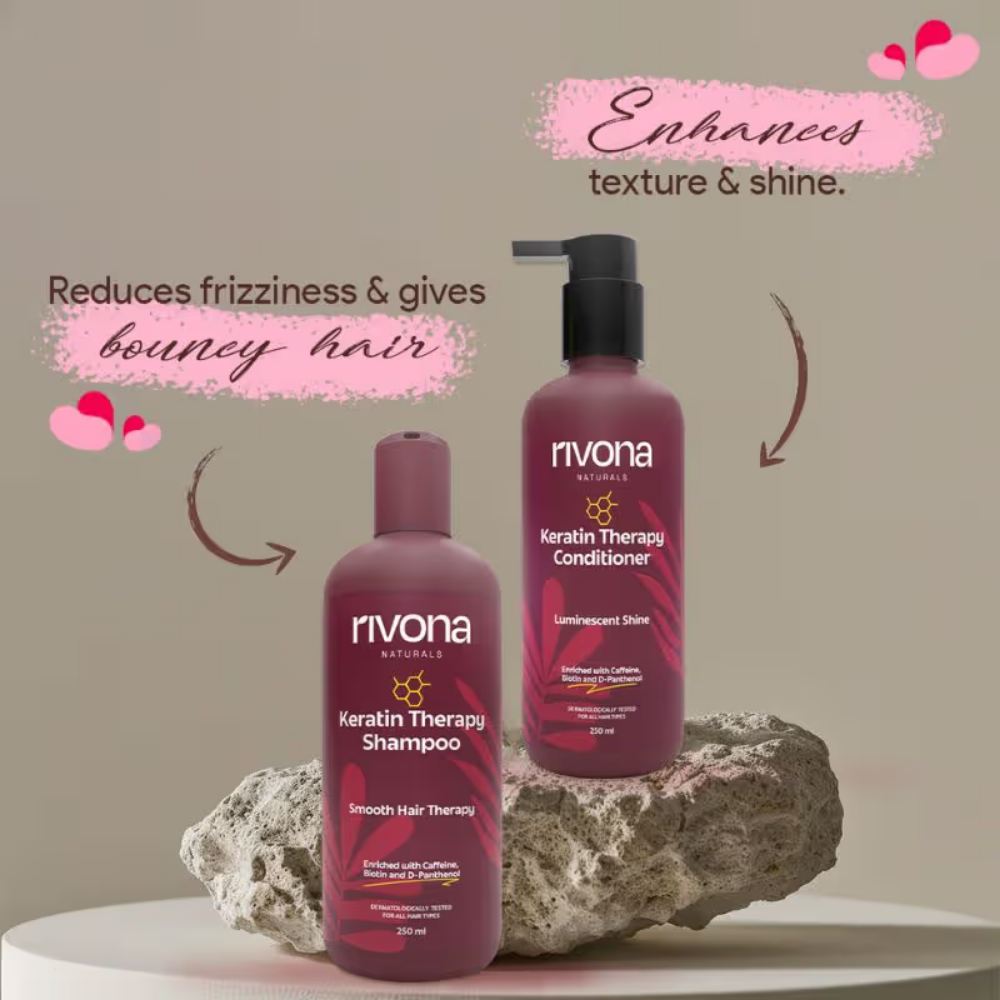 Rivona Naturals Keratin Shampoo & Conditioner Combo