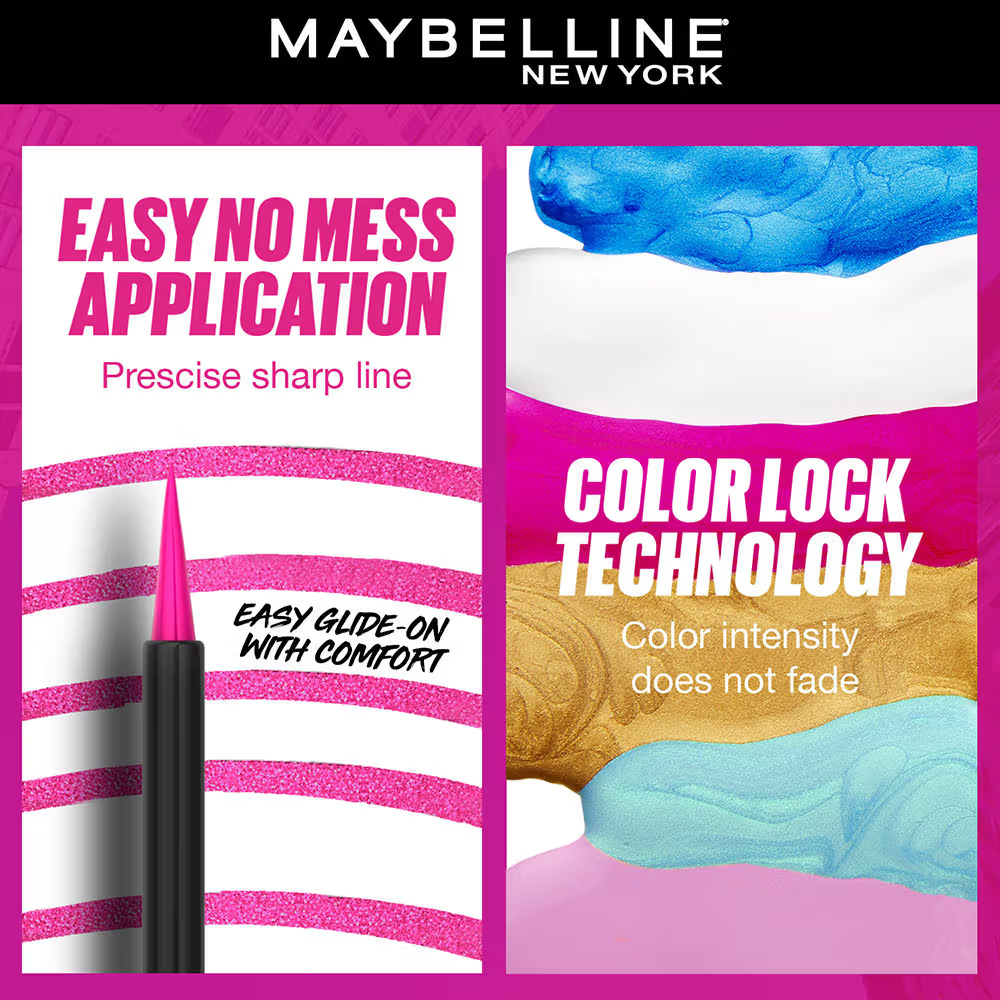Maybelline New York Tattoo Play Colored Liquid Eyeliner