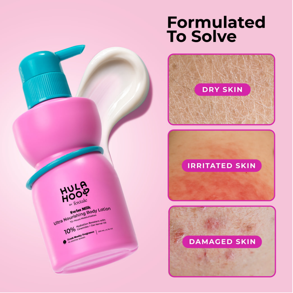 Foxtale Hula Hoop Ultra Nourishing Body Lotion, Hydrates & Repairs