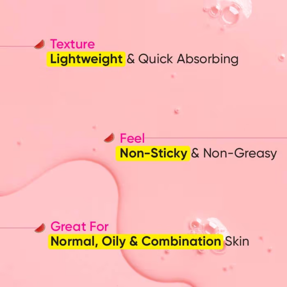Dot & Key Watermelon + 10% Glycolic Gentle Exfoliating Face Serum, With Kojic, Controls Excess Oil