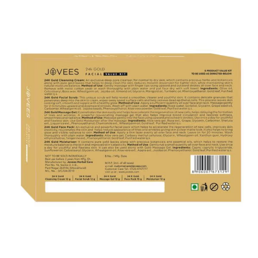 Jovees 24k Gold Mini Facial Value Kit