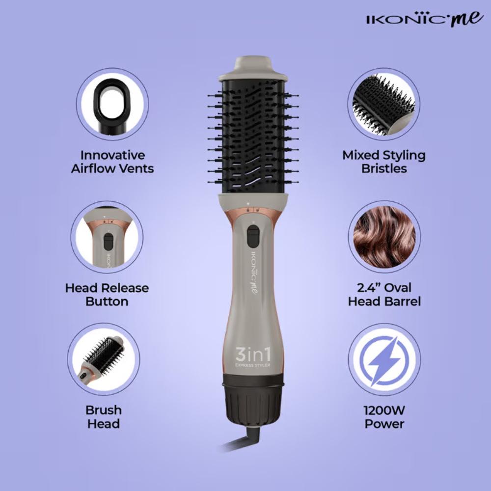 Ikonic me 3in1 Express Styler - Grey