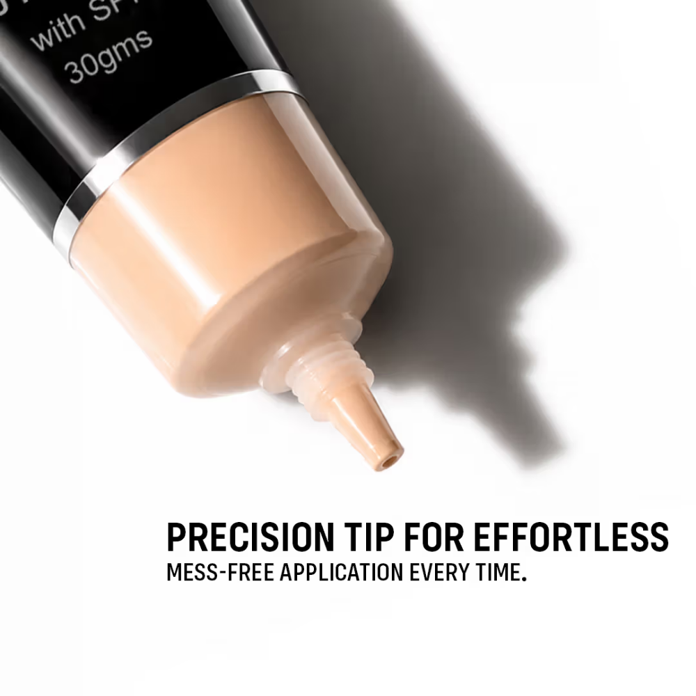 Flicka Tomato Liquid Foundation With Spf Long Lasting Lightweight All Skin Types