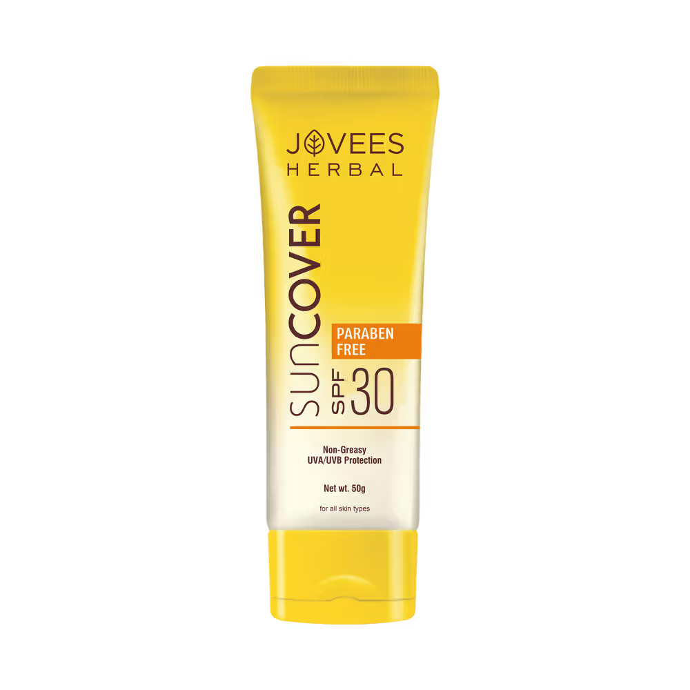 Jovees Herbal Sandalwood Natural Sun Cover SPF 30 UVA/UVB Protection For All Skin Types
