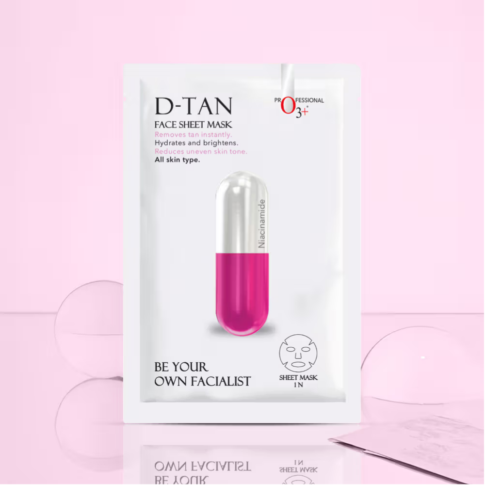O3+ Facialist Dtan Face Sheet Mask With Niacinamide