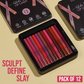 Insight Cosmetics Glide On Lip Liner, Intense Pigment, Long Wear Matte Lip Formula - Set Of 12