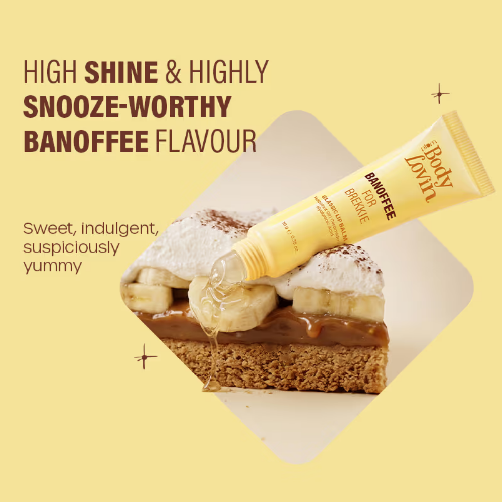 Plum BodyLovin' Banoffee For Brekkie Glassic Lip Balm - Clear Gloss