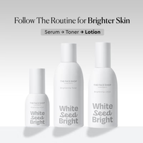 The Face Shop White Seed Brightening Lotion - Korean Moisturizer With Niacinamide for Even Skin Tone
