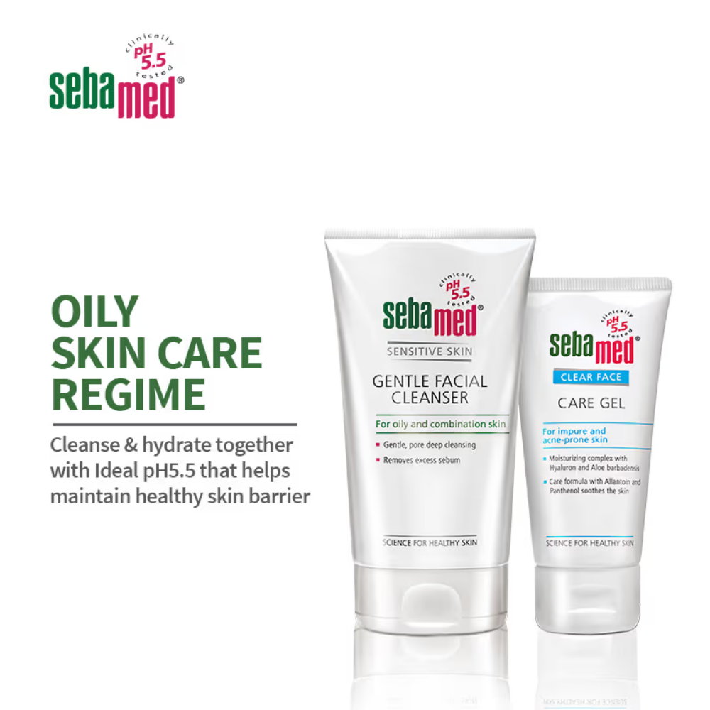 Sebamed Gentle Facial Cleanser - For Oily and Combination Skin