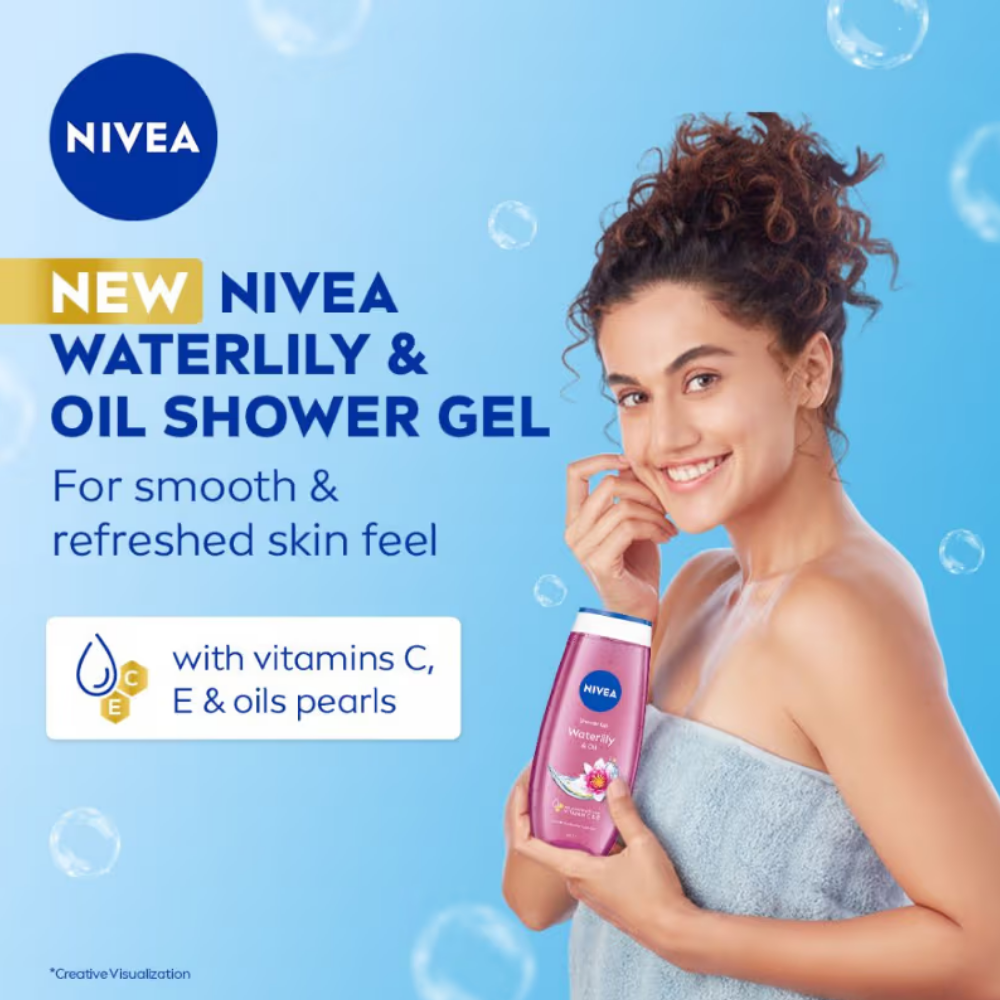NIVEA Waterlily & care oil Body wash