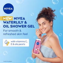 NIVEA Waterlily & care oil Body wash