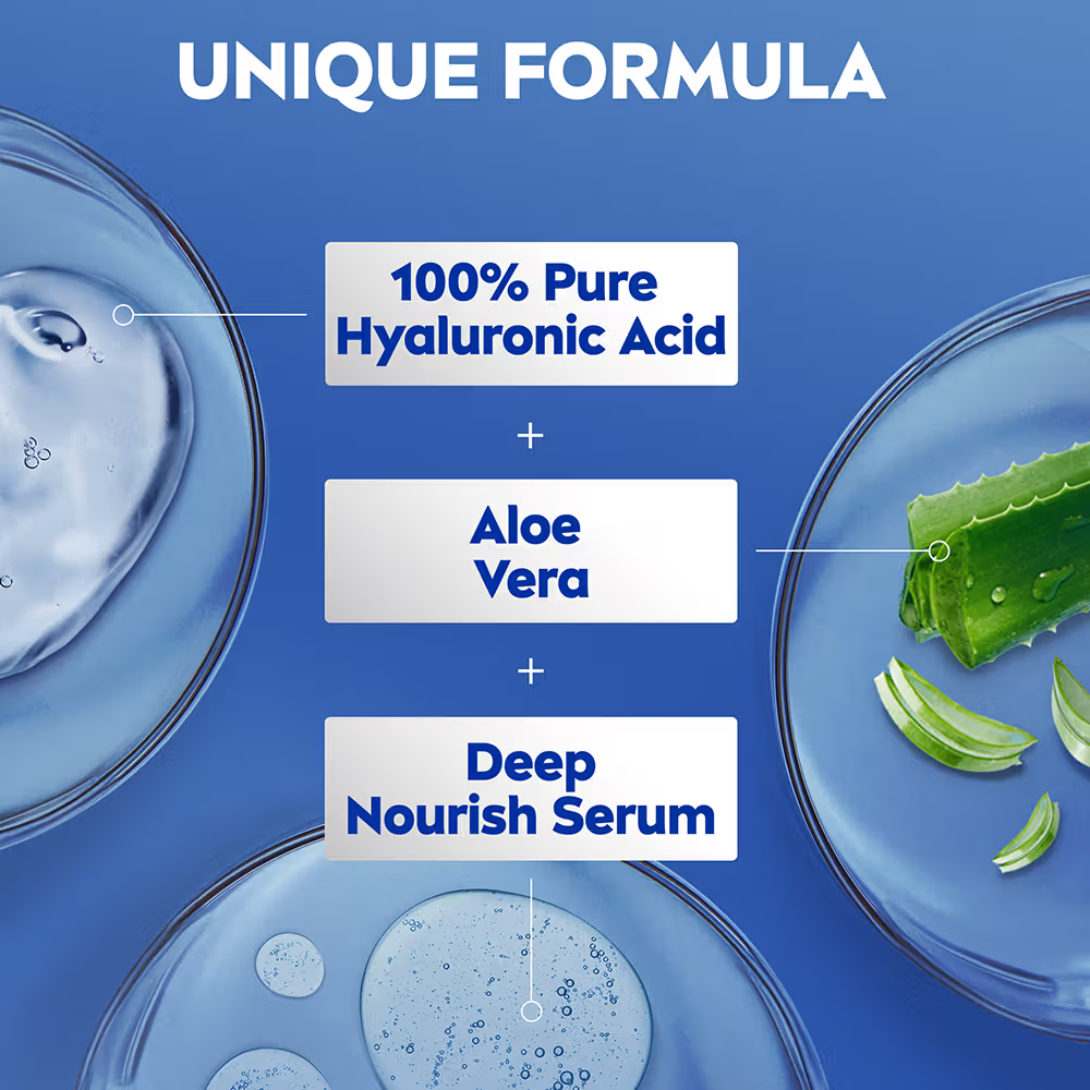 Nivea 100% Natural Aloevera Body lotion- 5 in 1 COMPLETE CARE for 48H Refreshing moisturization