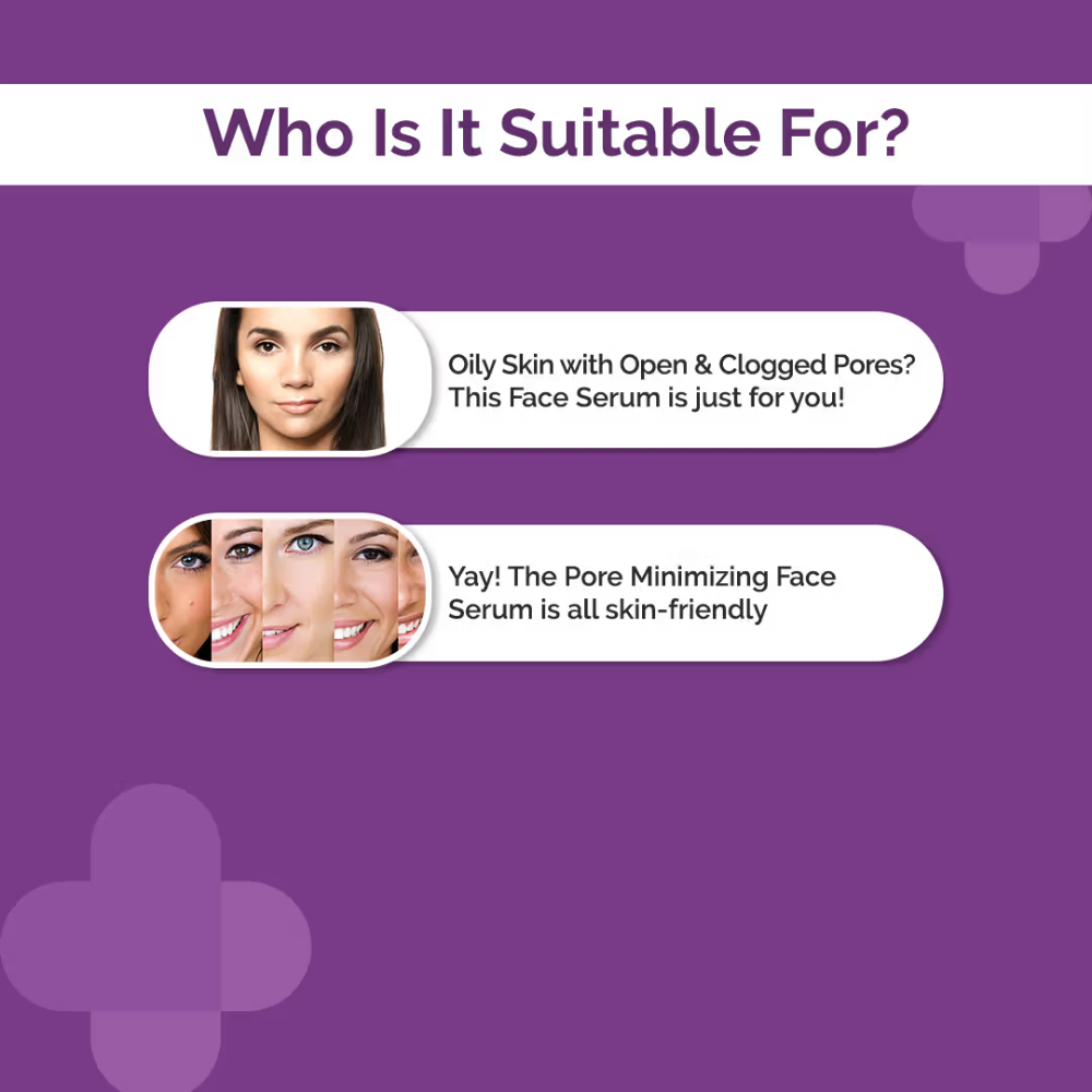 The Derma Co Pore Minimizing Face Serum With 4% Niacinamide, 5% PHA And P-refinyl For Open Pores