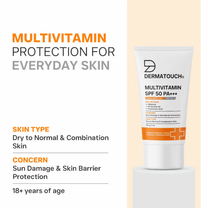 Dermatouch Multivitamin SPF 50 PA+++ Sunscreen Gel