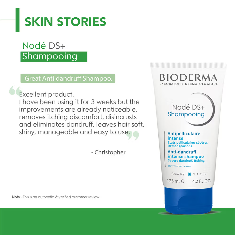 Bioderma Anti Dandruff Intense Shampoo Node DS+ For Hair & Scalp Care