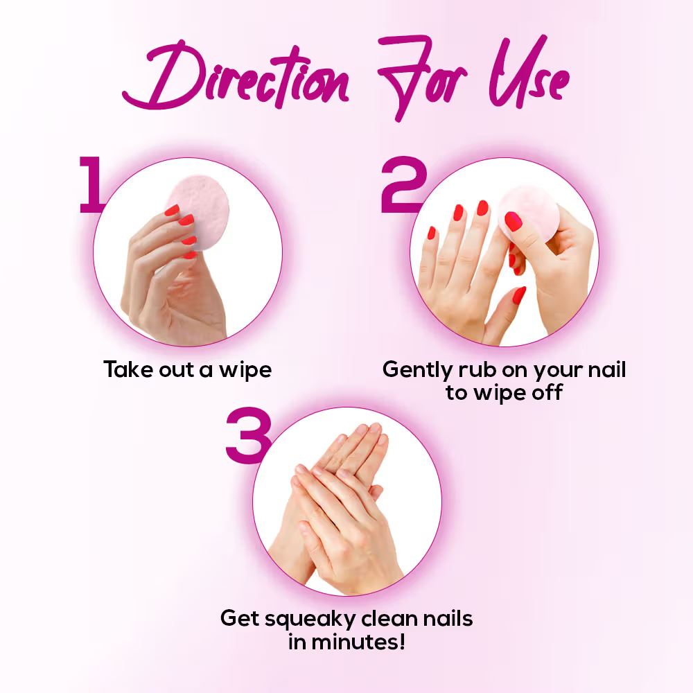 Renee Cosmetics Nail Paint Remover Wipes