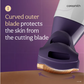 Caresmith Bloom Bikini Electric Painless Hair Remover Trimmer - Purple