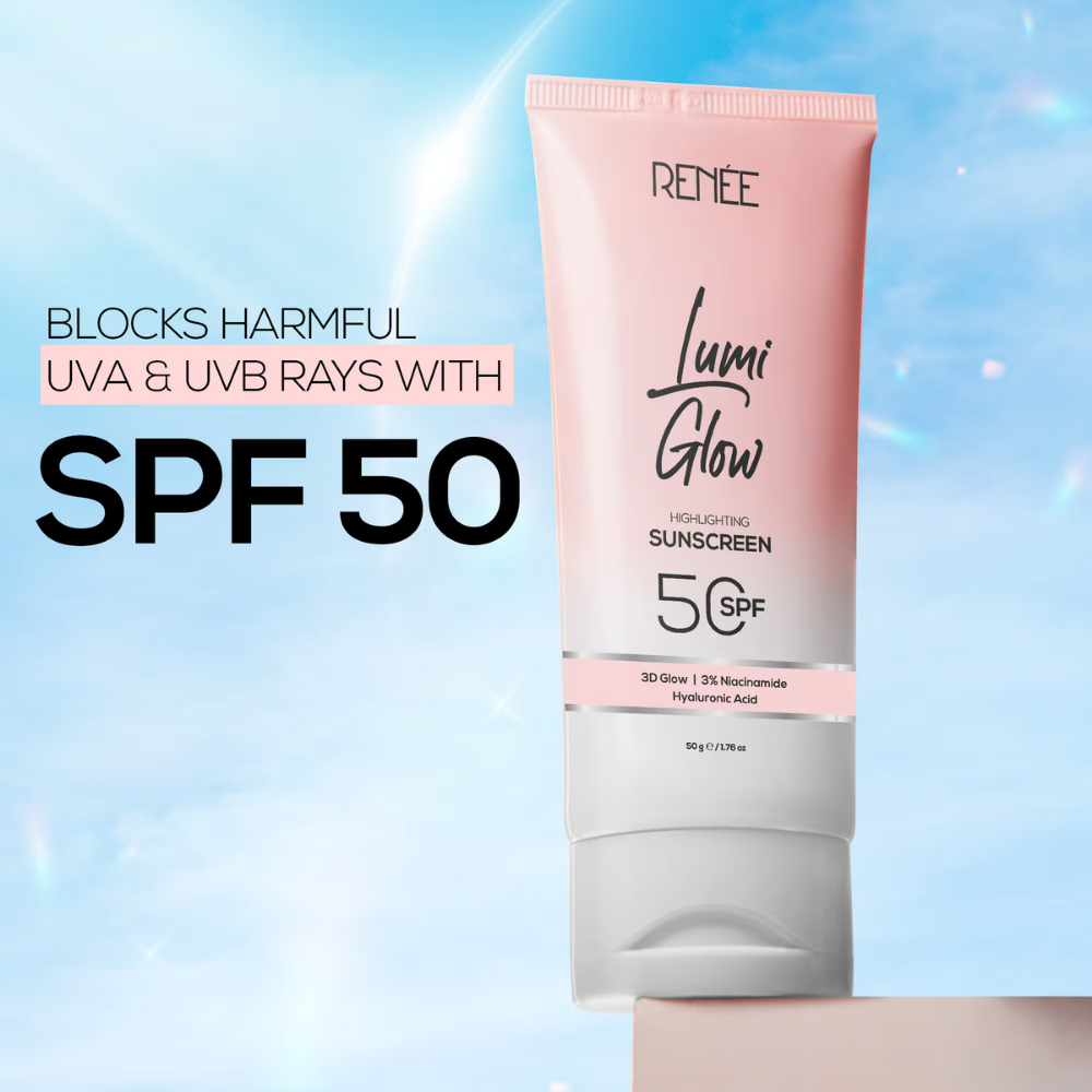 RENEE Lumi Glow Highlighting Sunscreen In-Vivo Tested SPF 50