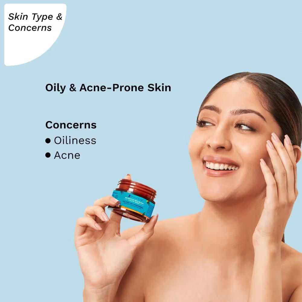 Pilgrim Oil-Free Gel Moisturiser with Hyaluronic Acid for Acne
