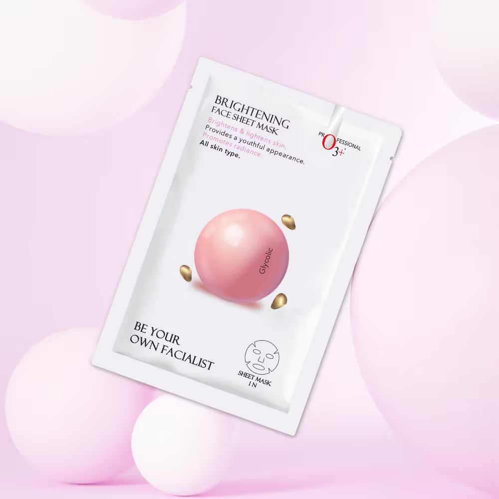 O3+ Facialist Brightening Face Sheet Mask With Glycolic