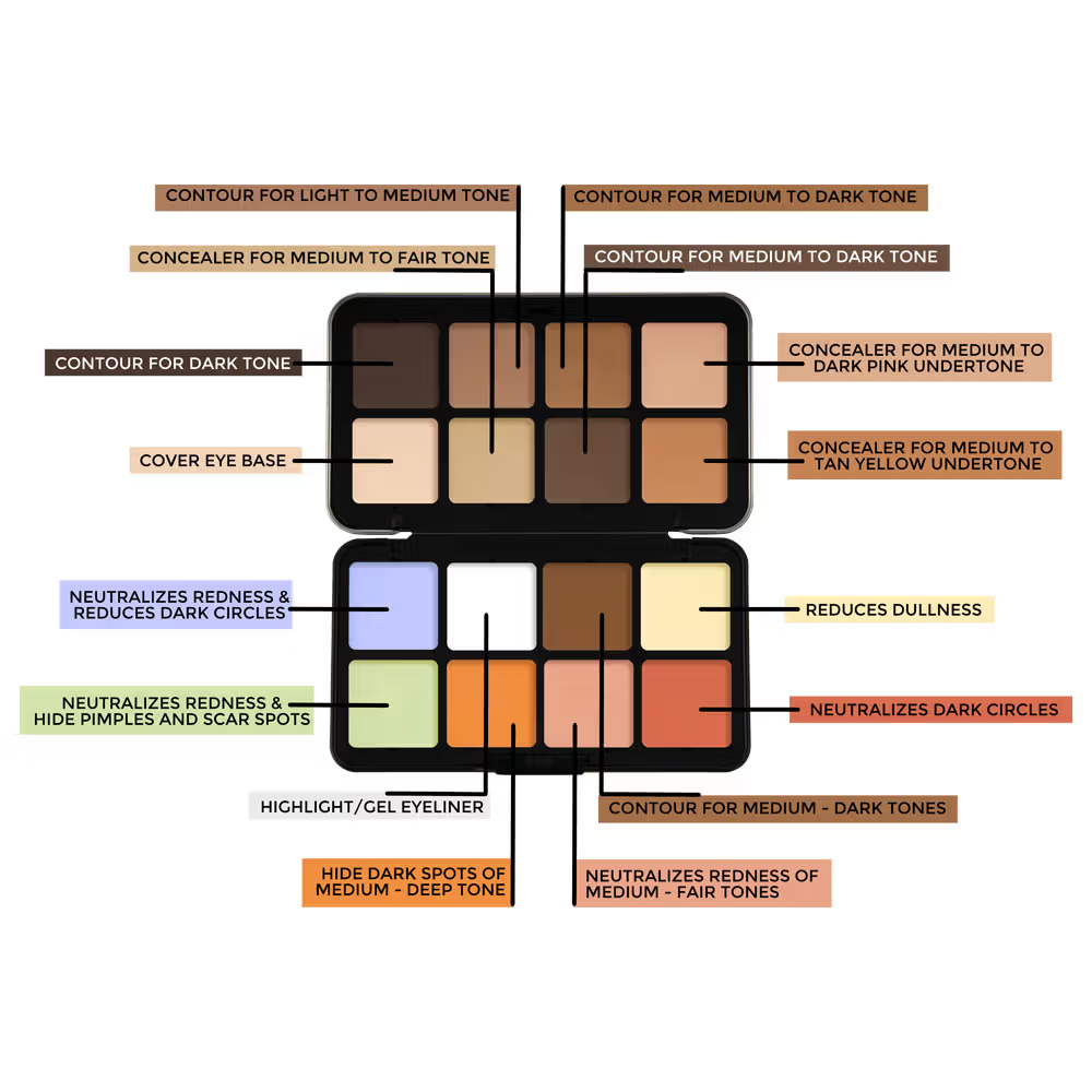 Daily Life Forever52 16 Color Camouflage HD Concealer Palette
