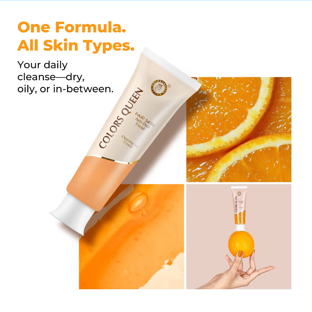 Colors Queen Anti-Dust Facial Cleanser With Ice Crystal Face Wash