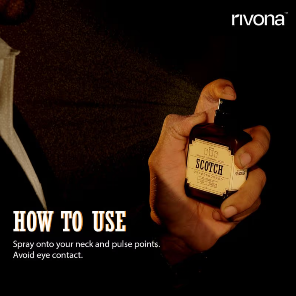 Rivona Naturals Scotch Eau De Parfum For Long Lasting Everyday Fragrance