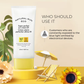 The Face Shop Perfect Tinted Korean Sunscreen SPF 50 PA++++ for UV & Blue Light Protection & Tone Up