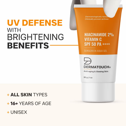 Dermatouch Niacinamide 2% Vitamin C Sunscreen SPF 50 PA++++