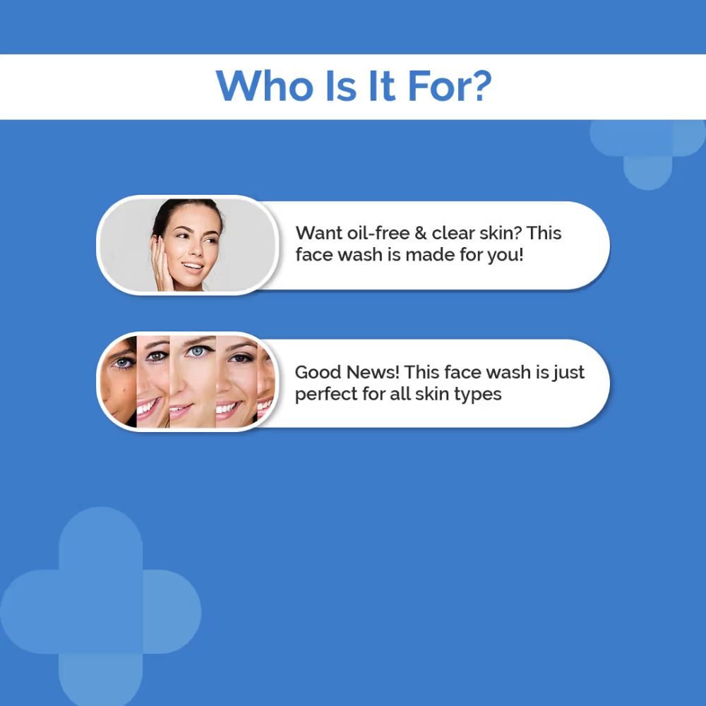 The Derma Co Oil-free Daily Face Wash With Hyaluronic Acid Glycolic Acid For Hydrated Skin