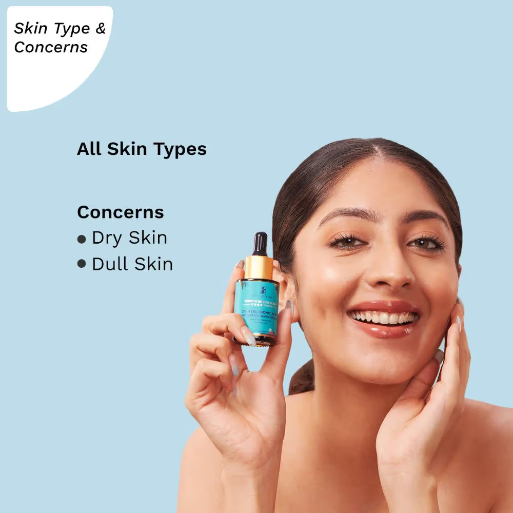 Pilgrim 2% Hyaluronic Acid Hydration Super Serum for Glowing Face