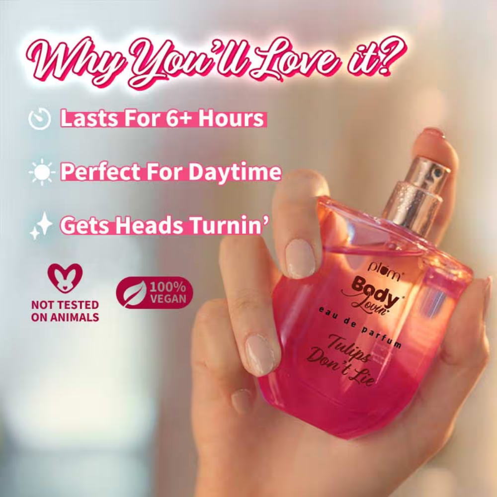 Plum BodyLovin Tulips Dont Lie Eau De Parfum Long Lasting Floral Perfume