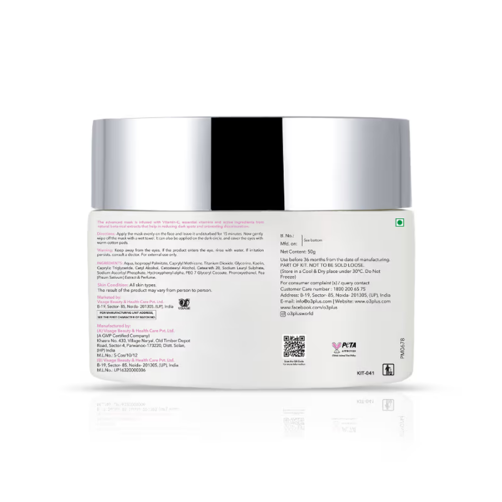 O3+ Brightening Mask For Skin Brightening