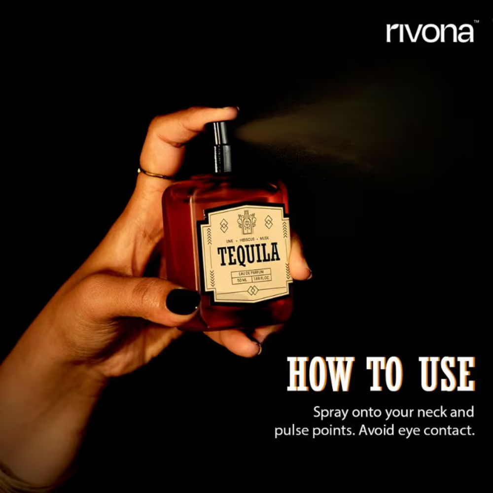 Rivona Naturals Tequila Eau De Parfum For Long Lasting Everyday Fragrance